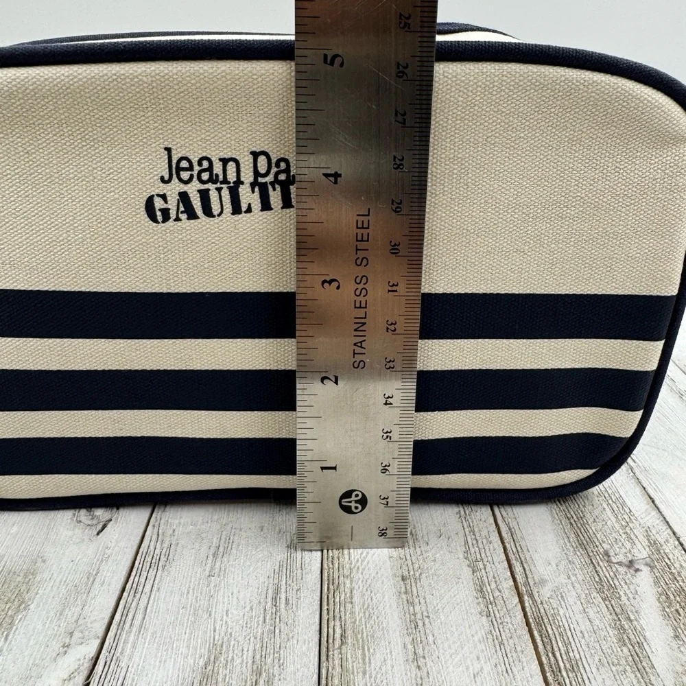 Jean Paul Gaultier Black and Cream Duffel Bag and Gaultier Divine Eau De Parfum